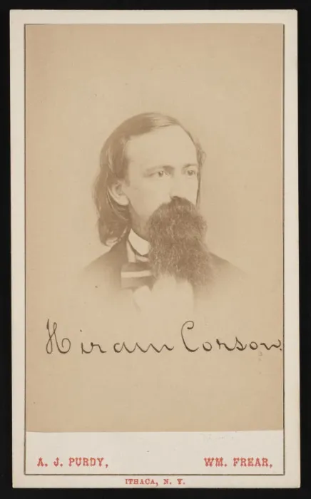 Framed Print : Portrait of Hiram Corson (1828-1911), Circa 1870s. Creator: Purdy & Frear Framed Print : Portrait of Hiram Corson (1828-1911), Circa 1870s. Creator: Purdy & Frear