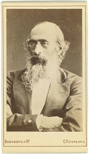 Portrait of the historian Konstantin Bestuzhev-Ryumin (1829-1897), Between 1880 and 1886