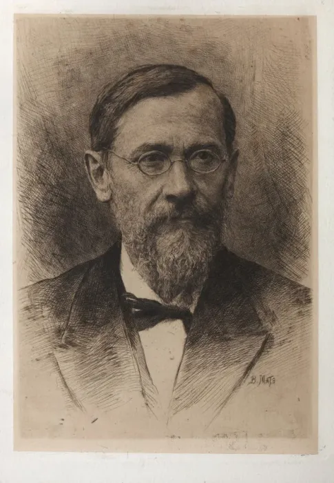 Framed Print : Portrait of the historian Vasily Klyuchevsky (1841-1911) Framed Print : Portrait of the historian Vasily Klyuchevsky (1841-1911)