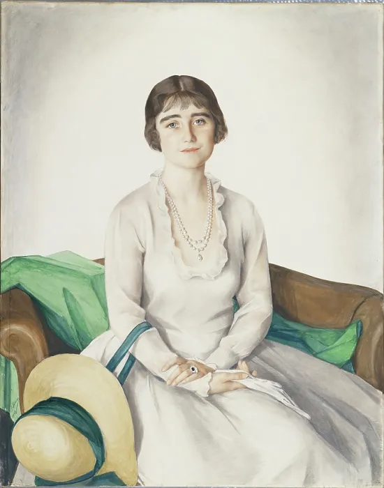 Framed Print : Portrait of HM Queen Elizabeth (1900-2002), as The Duchess of York. Creator: Sorin (Sorine), Saveli Abramovich (1878-1953) Framed Print : Portrait of HM Queen Elizabeth (1900-2002), as The Duchess of York. Creator: Sorin (Sorine), Saveli Abramovich (1878-1953)