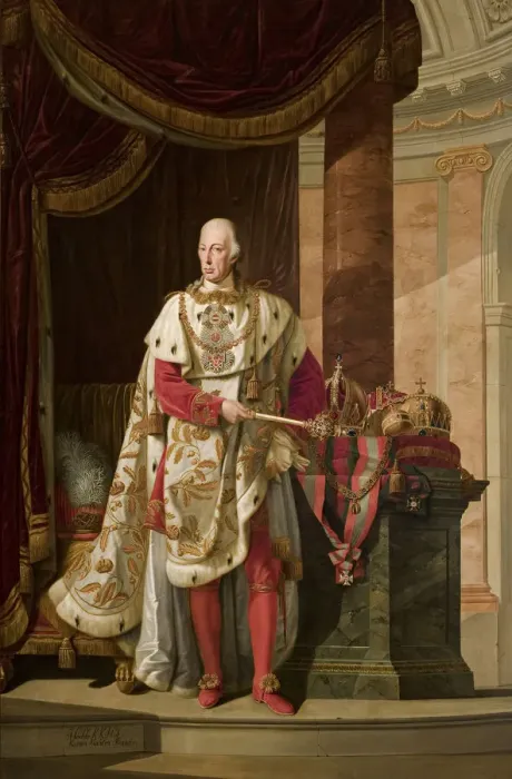 Framed Print : Portrait of Holy Roman Emperor Francis II (1768-1835) in Robe of the Order of Leopold, 1811 Framed Print : Portrait of Holy Roman Emperor Francis II (1768-1835) in Robe of the Order of Leopold, 1811