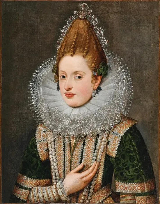 Framed Print : Portrait of Holy Roman Empress Anna of Tyrol (1585-1618), c1600. Creator: Pourbus; Frans (II); (School) () Framed Print : Portrait of Holy Roman Empress Anna of Tyrol (1585-1618), c1600. Creator: Pourbus; Frans (II); (School) ()