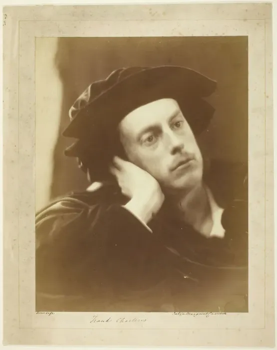 Framed Print : Portrait of The Hon. Frank Charteris, 1867. Creator: Julia Margaret Cameron Framed Print : Portrait of The Hon. Frank Charteris, 1867. Creator: Julia Margaret Cameron