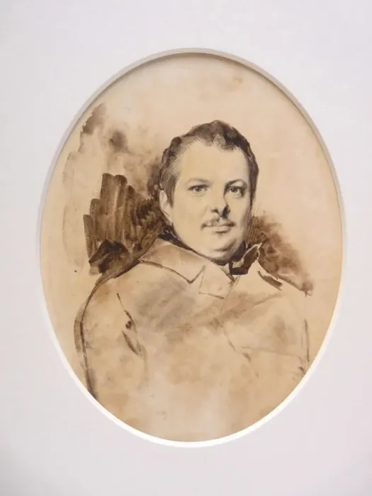Framed Print : Portrait of Honore de Balzac (1799-1850), c. 1829. Creator: Deveria, Achille (1800-1857) Framed Print : Portrait of Honore de Balzac (1799-1850), c. 1829. Creator: Deveria, Achille (1800-1857)