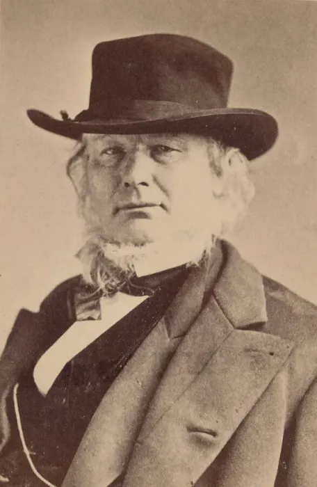 Framed Print : Portrait of Horace Greeley (1811-1872), 1869. Creator: Napoleon Sarony Framed Print : Portrait of Horace Greeley (1811-1872), 1869. Creator: Napoleon Sarony
