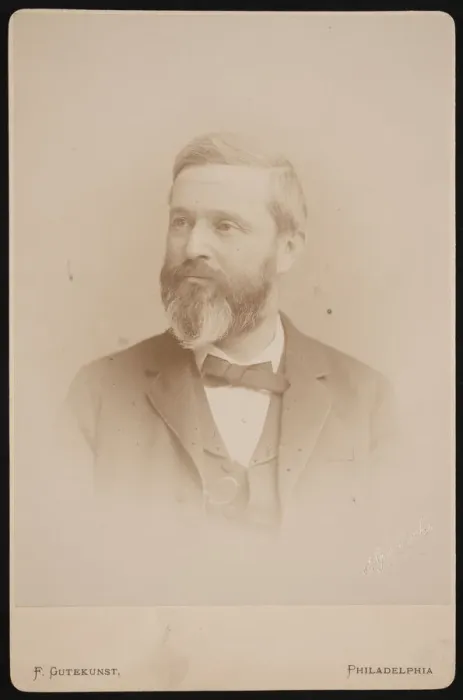 Framed Print : Portrait of Horatio Curtis Wood, Jr. (1841-1920), 1889. Creator: Frederick Gutekunst Framed Print : Portrait of Horatio Curtis Wood, Jr. (1841-1920), 1889. Creator: Frederick Gutekunst