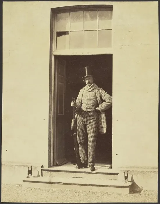 Framed Print : Portrait of Horatio Ross, 1860. Creator: Roger Fenton Framed Print : Portrait of Horatio Ross, 1860. Creator: Roger Fenton
