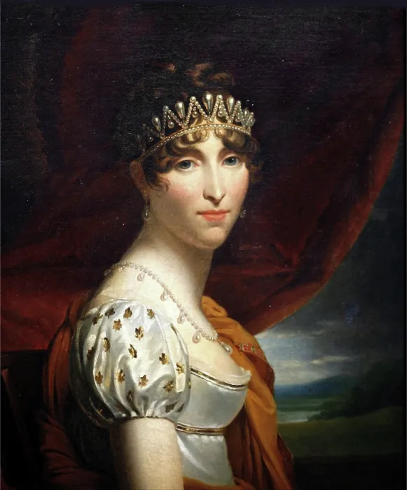 Framed Print : Portrait of Hortense de Beauharnais, Queen of Holland. Creator: Gerard, Francois Pascal Simon (1770-1837) Framed Print : Portrait of Hortense de Beauharnais, Queen of Holland. Creator: Gerard, Francois Pascal Simon (1770-1837)