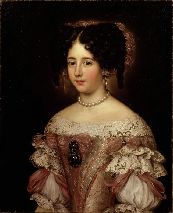 Framed Print : Portrait of Hortense Mancini (1646-1699), Duchesse Mazarin, 1677-1679. Creator: Voet, Jacob Ferdinand (1639-1689) Framed Print : Portrait of Hortense Mancini (1646-1699), Duchesse Mazarin, 1677-1679. Creator: Voet, Jacob Ferdinand (1639-1689)