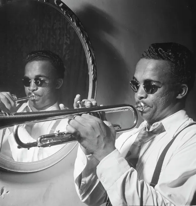 Framed Print : Portrait of Howard McGhee, New York, N.Y. ca. Sept. 1947. Creator: William Paul Gottlieb Framed Print : Portrait of Howard McGhee, New York, N.Y. ca. Sept. 1947. Creator: William Paul Gottlieb