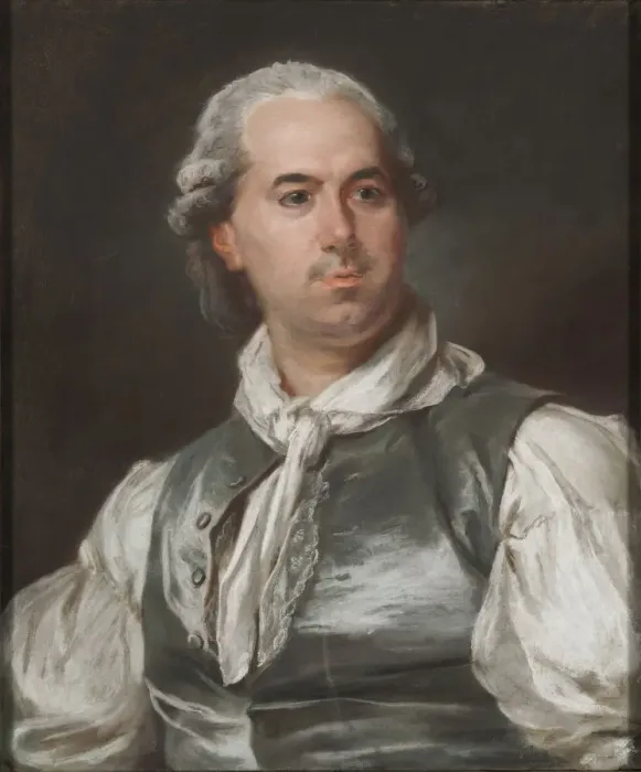 Framed Print : Portrait of Hubert Robert (1733-1808)