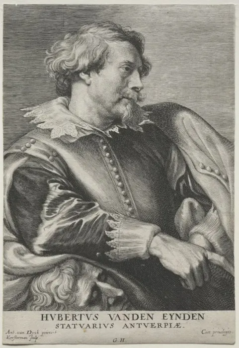 Framed Print : Portrait of Hubert van den Eyden. Creator: Lucas Emil Vorsterman (Flemish, 1595-1675) Framed Print : Portrait of Hubert van den Eyden. Creator: Lucas Emil Vorsterman (Flemish, 1595-1675)