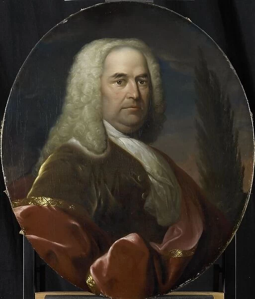Portrait of Hugo du Bois, Director of the Rotterdam Chamber of the Dutch East India Company, elected Creator: Dionys van Nijmegen