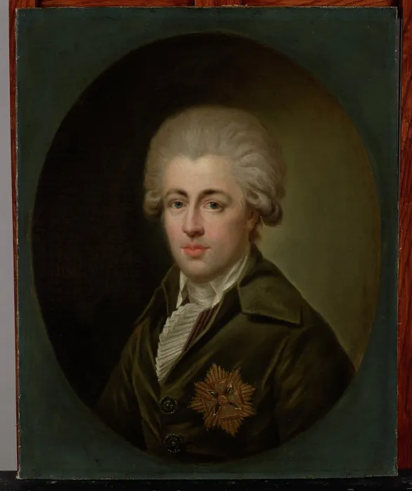Framed Print : Portrait of Ignacy Potocki (1750-1809), after 1786. Creator: Mateusz Tokarski Framed Print : Portrait of Ignacy Potocki (1750-1809), after 1786. Creator: Mateusz Tokarski