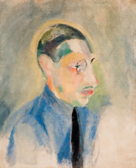 Framed Print : Portrait of Igor Stravinsky. Artist: Delaunay, Robert (1885-1941)