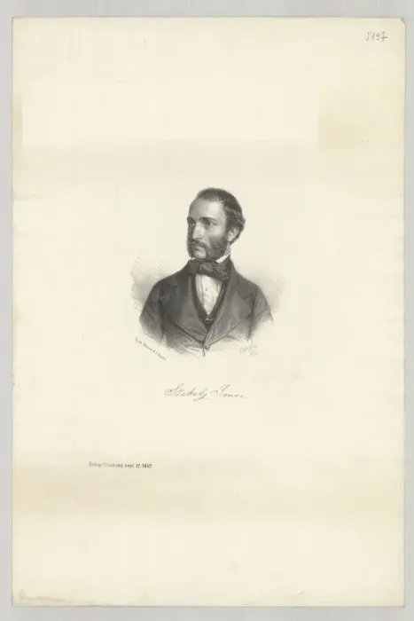 Framed Print : Portrait of Imre Szekely (1823-1887), 1852 Framed Print : Portrait of Imre Szekely (1823-1887), 1852