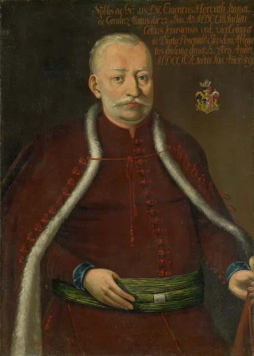 Framed Print : Portrait of Imrich Horvath-Stansith, early 18th century. Creator: Unknown Framed Print : Portrait of Imrich Horvath-Stansith, early 18th century. Creator: Unknown