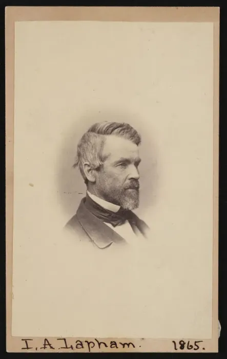Framed Print : Portrait of Increase Allen Lapham (1811-1875), February 1865. Creator: Hugo Broich Framed Print : Portrait of Increase Allen Lapham (1811-1875), February 1865. Creator: Hugo Broich