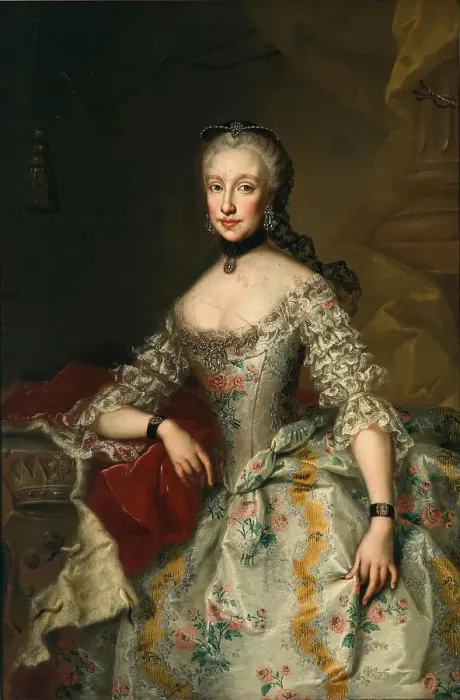 Framed Print : Portrait of Infanta Maria Luisa of Spain (1745-1792), Holy Roman Empress. Creator: Steiner, Johann Nepomuk (1725-1793) Framed Print : Portrait of Infanta Maria Luisa of Spain (1745-1792), Holy Roman Empress. Creator: Steiner, Johann Nepomuk (1725-1793)