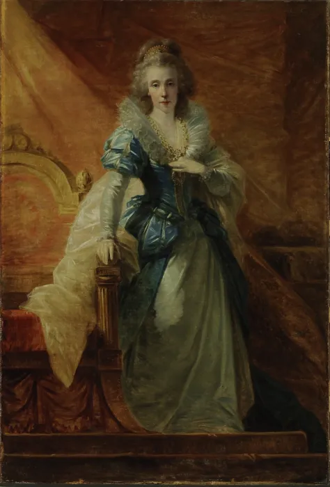 Framed Print : Portrait of Infanta Maria Luisa of Spain (1745-1792), Holy Roman Empress, c1790. Creator: Fuger, Heinrich Friedrich (1751-1818) Framed Print : Portrait of Infanta Maria Luisa of Spain (1745-1792), Holy Roman Empress, c1790. Creator: Fuger, Heinrich Friedrich (1751-1818)