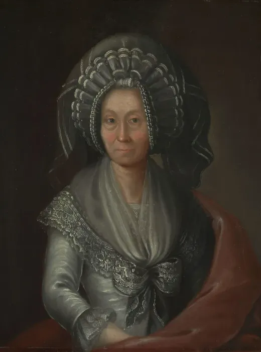 Framed Print : Portrait of Ingeborg Turine Wang, b. Rogstad, probably 1791. Creator: Peder Pedersen Aadnes Framed Print : Portrait of Ingeborg Turine Wang, b. Rogstad, probably 1791. Creator: Peder Pedersen Aadnes
