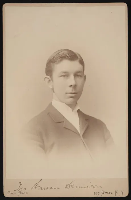 Framed Print : Portrait of Ira Warren Dennison, Between 1891 and 1893. Creator: Pach Bros Framed Print : Portrait of Ira Warren Dennison, Between 1891 and 1893. Creator: Pach Bros