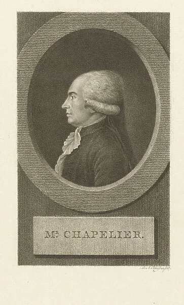 Portrait of Isaac Rene Guy le Chapelier (1754-1794), 1790s