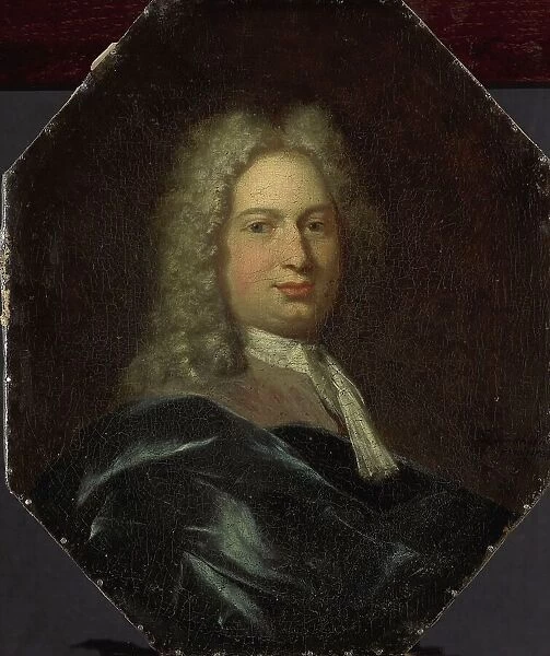 Portrait of Isaac Verburg, Rector of the Latin School in Amsterdam, 1725. Creator: Jan Maurits Quinkhard