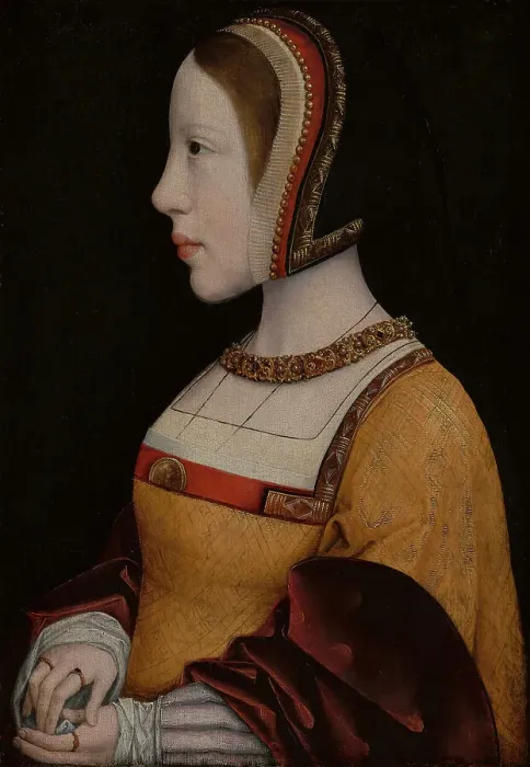 Framed Print : Portrait of Isabella of Austria (1501-1526), Queen of Denmark, ca 1515. Creator: Anonymous Framed Print : Portrait of Isabella of Austria (1501-1526), Queen of Denmark, ca 1515. Creator: Anonymous