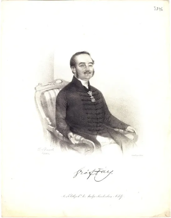 Framed Print : Portrait of Istvan Fay (1809-1862), 1844 Framed Print : Portrait of Istvan Fay (1809-1862), 1844