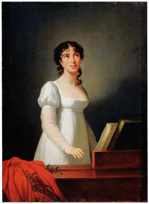 Framed Print : Portrait of the Italian singer Angelika Catalani, late 18th or early 19th century. Artist: Elisabeth Louise Vigee-LeBrun Framed Print : Portrait of the Italian singer Angelika Catalani, late 18th or early 19th century. Artist: Elisabeth Louise Vigee-LeBrun