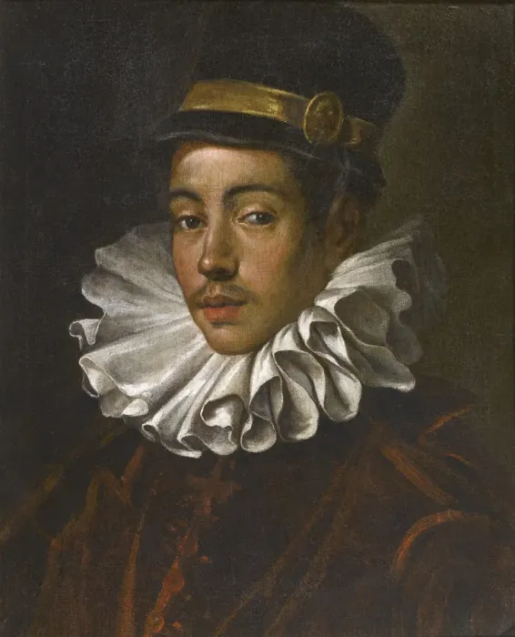 Framed Print : Portrait of Ito Mancio, ca 1585. Creator: Tintoretto, Domenico (1560-1635) Framed Print : Portrait of Ito Mancio, ca 1585. Creator: Tintoretto, Domenico (1560-1635)