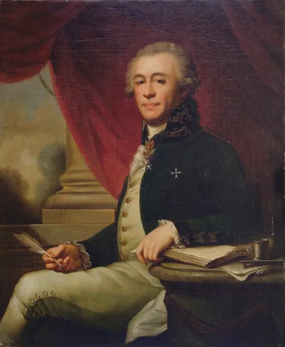 Framed Print : Portrait of Ivan Lazarevich Lazarev (1735-1801) Framed Print : Portrait of Ivan Lazarevich Lazarev (1735-1801)