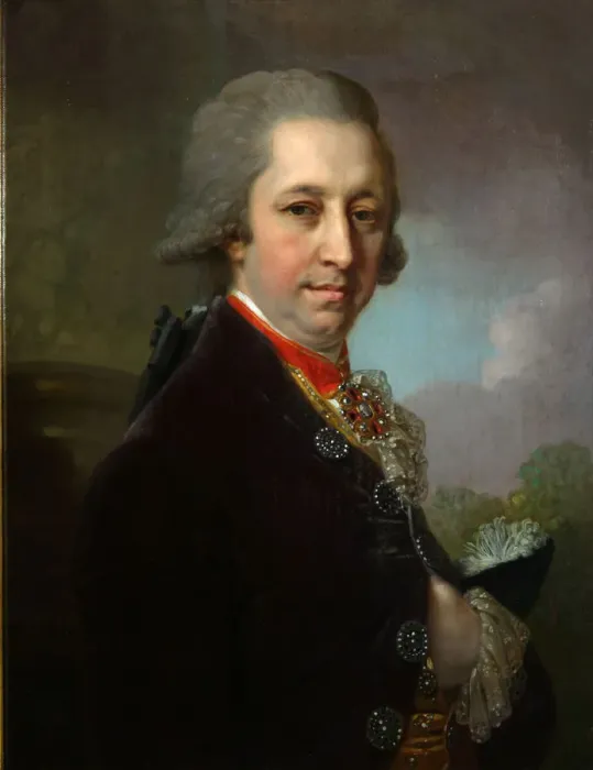 Framed Print : Portrait of Ivan Mikhailovich Yakovlev, 1800. Artist: Borovikovsky, Vladimir Lukich (1757-1825) Framed Print : Portrait of Ivan Mikhailovich Yakovlev, 1800. Artist: Borovikovsky, Vladimir Lukich (1757-1825)