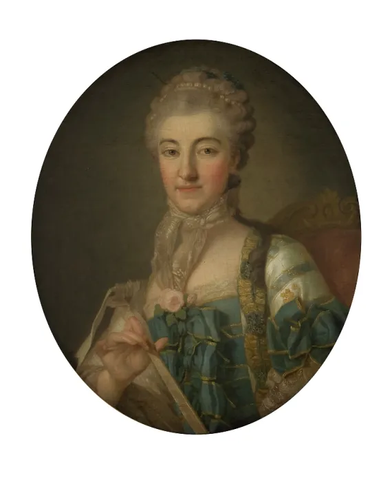 Framed Print : Portrait of Izabela Branicka nee Poniatowska, 1767. Creator: Per Krafft the Elder Framed Print : Portrait of Izabela Branicka nee Poniatowska, 1767. Creator: Per Krafft the Elder