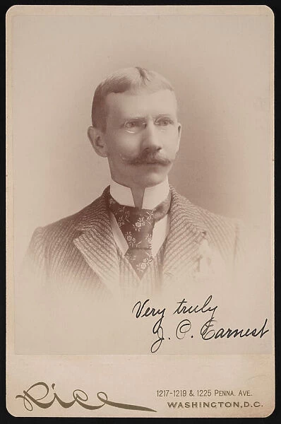 Portrait of J. P. Earnest, Between 1889 and 1897. Creator: Moses P. Rice