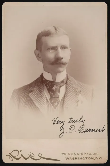 Framed Print : Portrait of J. P. Earnest, Between 1889 and 1897. Creator: Moses P. Rice Framed Print : Portrait of J. P. Earnest, Between 1889 and 1897. Creator: Moses P. Rice