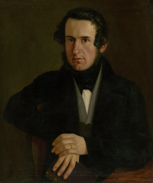 Framed Print : Portrait of J. V. Frico, 1840-1846. Creator: Jozef Bozetech Klemens Framed Print : Portrait of J. V. Frico, 1840-1846. Creator: Jozef Bozetech Klemens