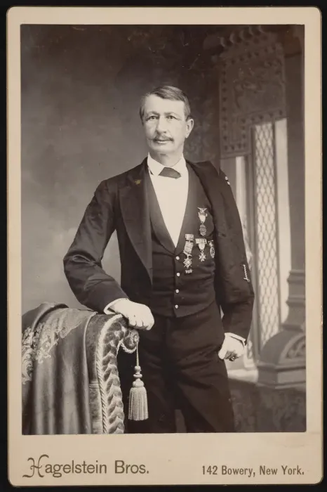 Framed Print : Portrait of J. Watts (John Watts) De Peyster (1821-1907), Before 1896 Framed Print : Portrait of J. Watts (John Watts) De Peyster (1821-1907), Before 1896