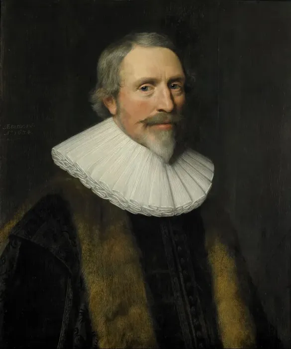 Framed Print : Portrait of Jacob Cats (1577-1660), 1634. Creator: Michiel van Mierevelt Framed Print : Portrait of Jacob Cats (1577-1660), 1634. Creator: Michiel van Mierevelt