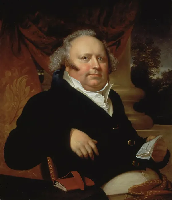Framed Print : Portrait of Jacob Gerard Koch, c1817. Creator: Rembrandt Peale Framed Print : Portrait of Jacob Gerard Koch, c1817. Creator: Rembrandt Peale