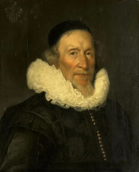 Framed Print : Portrait of Jacob Gerritsz van der Mij (1559 / 60-1635?), 1630. Creator: Joris van Schooten Framed Print : Portrait of Jacob Gerritsz van der Mij (1559 / 60-1635?), 1630. Creator: Joris van Schooten