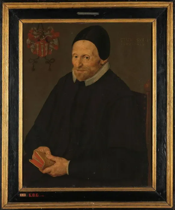Framed Print : Portrait of Jacob Hendricksz. van Swieten, formerly entitled Dirck Hendricksz van Swieten, 1626. Creator: Anon Framed Print : Portrait of Jacob Hendricksz. van Swieten, formerly entitled Dirck Hendricksz van Swieten, 1626. Creator: Anon