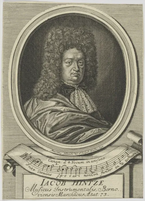 Framed Print : Portrait of Jacob Hintze (1622-1702), 1695. Creator: Bodenehr, Moritz (1665-1749) Framed Print : Portrait of Jacob Hintze (1622-1702), 1695. Creator: Bodenehr, Moritz (1665-1749)