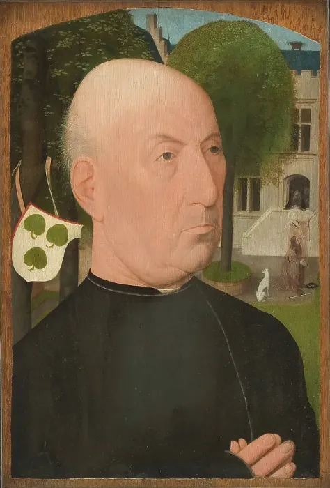 Framed Print : Portrait of Jacob Jansz van der Meer (?), 1500-1509. Creator: Jan Mostaert Framed Print : Portrait of Jacob Jansz van der Meer (?), 1500-1509. Creator: Jan Mostaert