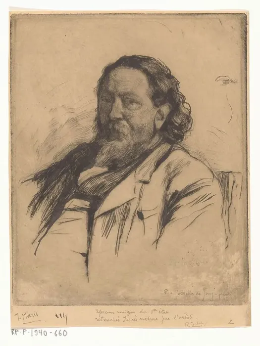 Framed Print : Portrait of Jacob Maris, c.1890. Creator: Pieter de Josselin de Jong Framed Print : Portrait of Jacob Maris, c.1890. Creator: Pieter de Josselin de Jong