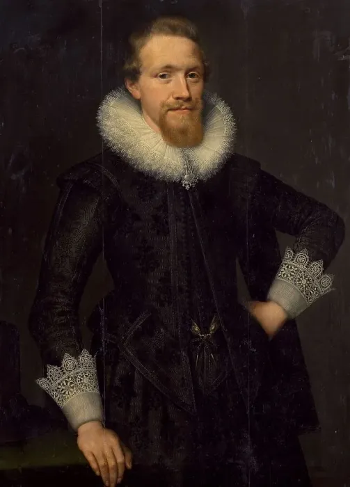 Framed Print : Portrait of Jacob Pergens (?-1681), 1619. Creator: Salomon Mesdach Framed Print : Portrait of Jacob Pergens (?-1681), 1619. Creator: Salomon Mesdach