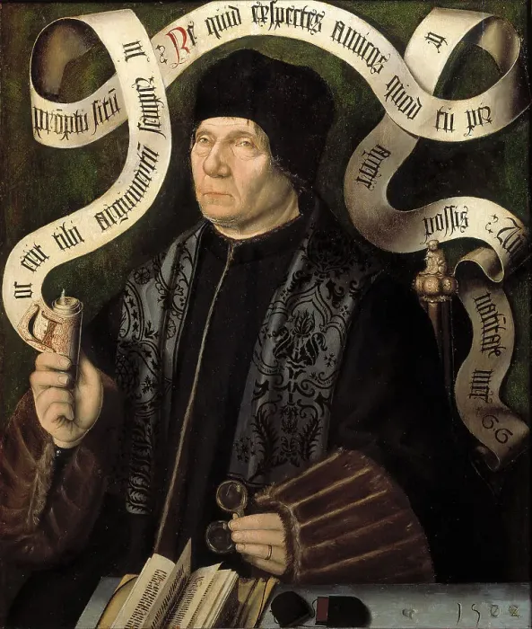 Framed Print : Portrait of Jacob van Driebergen (1436-1509), 1502. Artist: Anonymous Framed Print : Portrait of Jacob van Driebergen (1436-1509), 1502. Artist: Anonymous