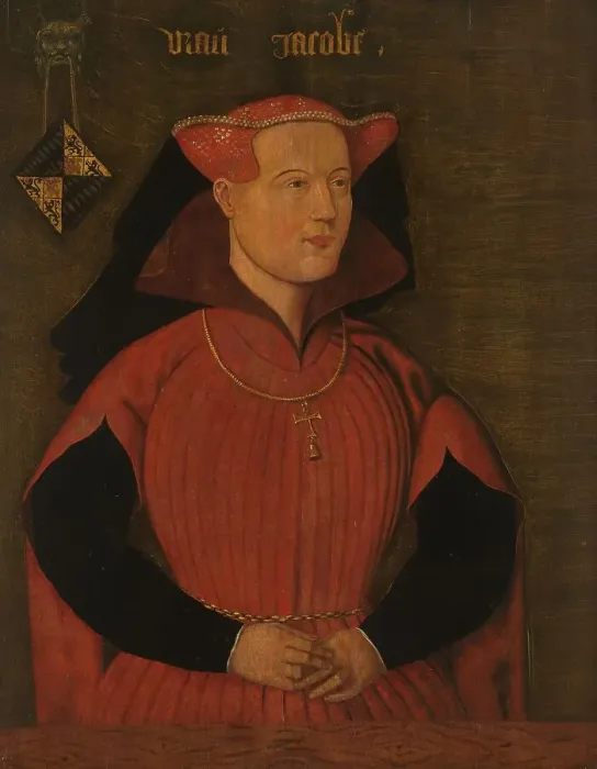 Framed Print : Portrait of Jacoba of Bavaria, Countess of Holland and Zeeland (Jacqueline, Count... after c.1480. Creator: Unknown)