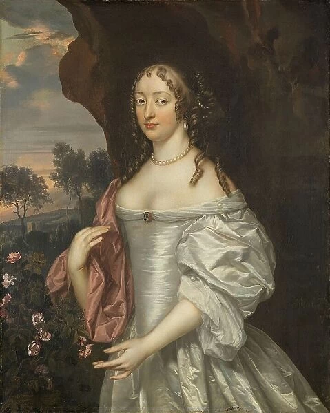 Portrait of Jacoba van Orliens, Wife of Jacob de Witte of Haamstede, 1660. Creator: Jan Mytens
